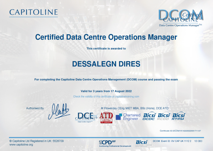 17DESSALEGN_DIRES_DCOM_Exam_DCOM_Certificate_Data_Centre_Training_001